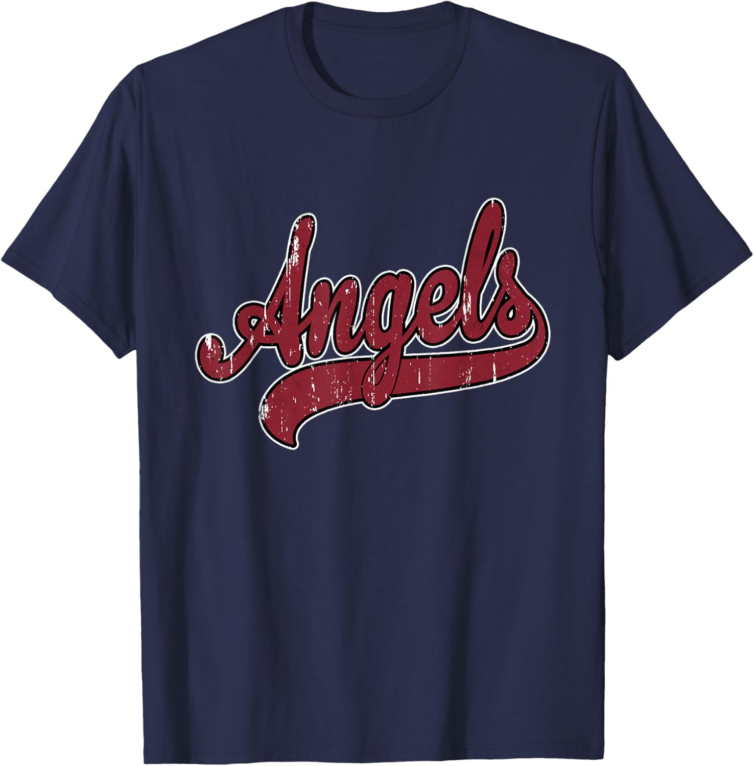 Classic Angels Proud Last Name Personalized Outfits Birthday T-Shirt - T-Shirt | Navy