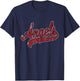 Classic Angels Proud Last Name Personalized Outfits Birthday T-Shirt - T-Shirt | Navy