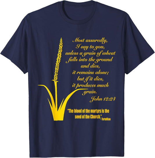 A Grain of Wheat T-Shirt - T-Shirt | Navy