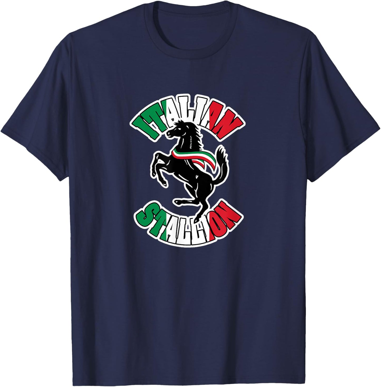 Italian Stallion T-Shirt - T-Shirt | Navy