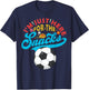 I'm Just Here For The Snacks Funny Fantasy Soccer League T-Shirt - T-Shirt | Navy