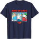 King Of The Hill Father's Day King Of Dads Big Chest Panels T-Shirt - T-Shirt | Navy