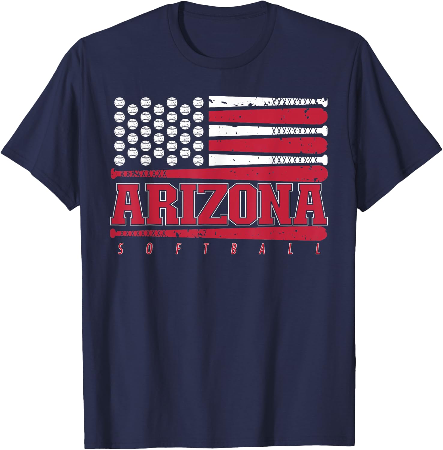 Arizona Softball Graphic T-Shirt - T-Shirt | Navy