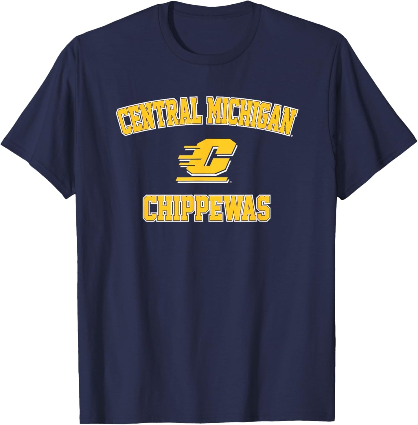 Central Michigan University CMU Chippewas Campus Classic T-Shirt - T-Shirt | Navy