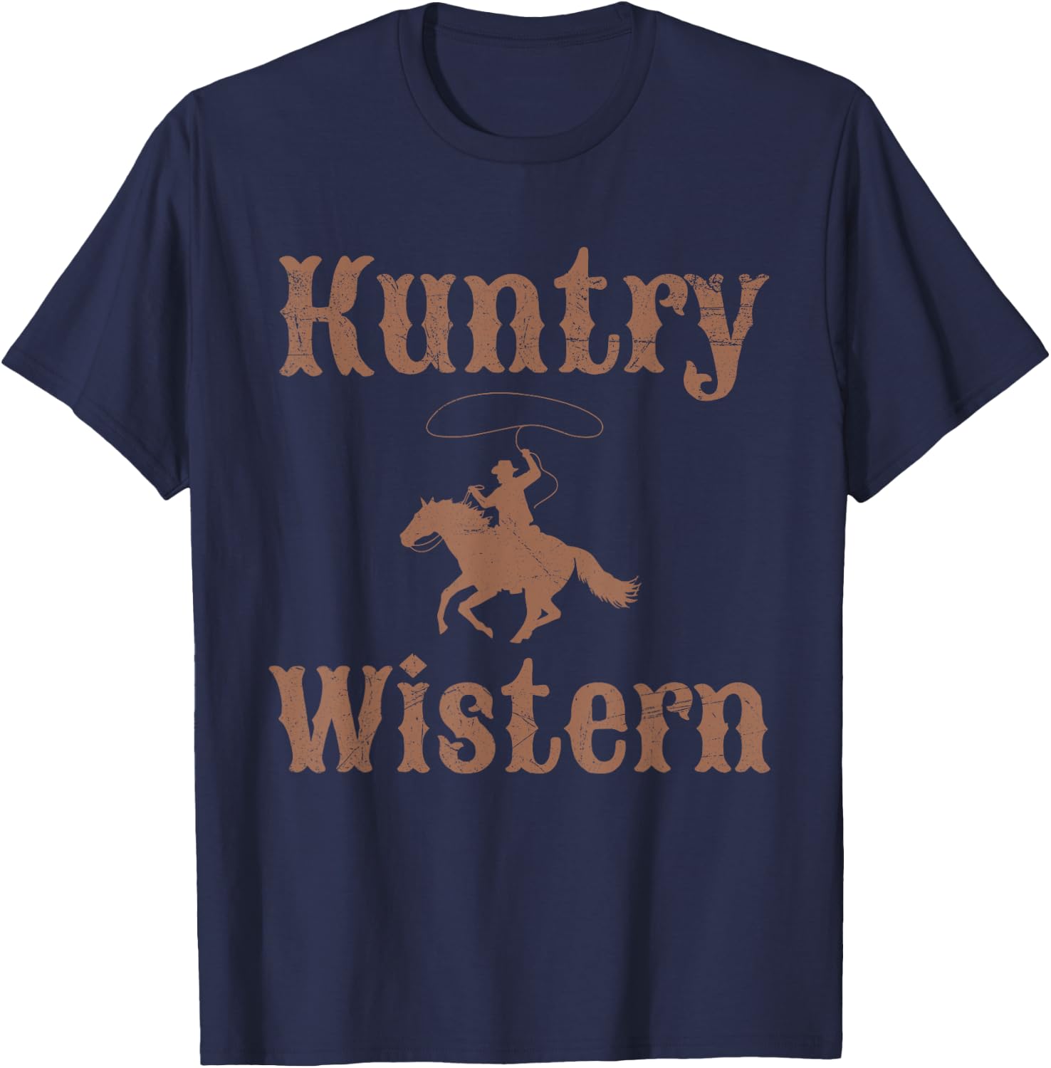 Kuntry and Wistern T-Shirt - T-Shirt | Navy