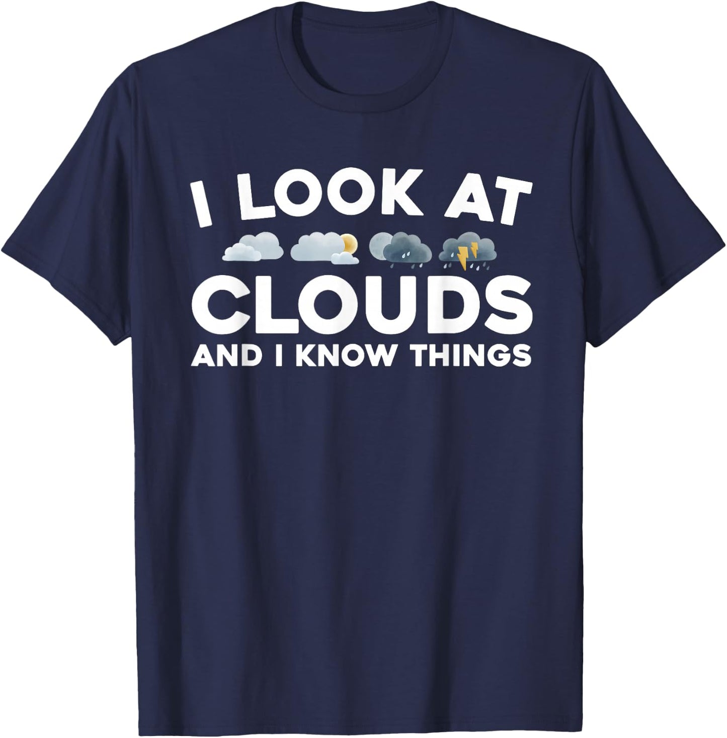 Meteorologist Art Women Kids Weather Forecasting T-Shirt - T-Shirt | Navy