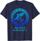 Aloha Hawai'i Vintage Hawaiian Island Tribal Shark T-Shirt - T-Shirt | Navy