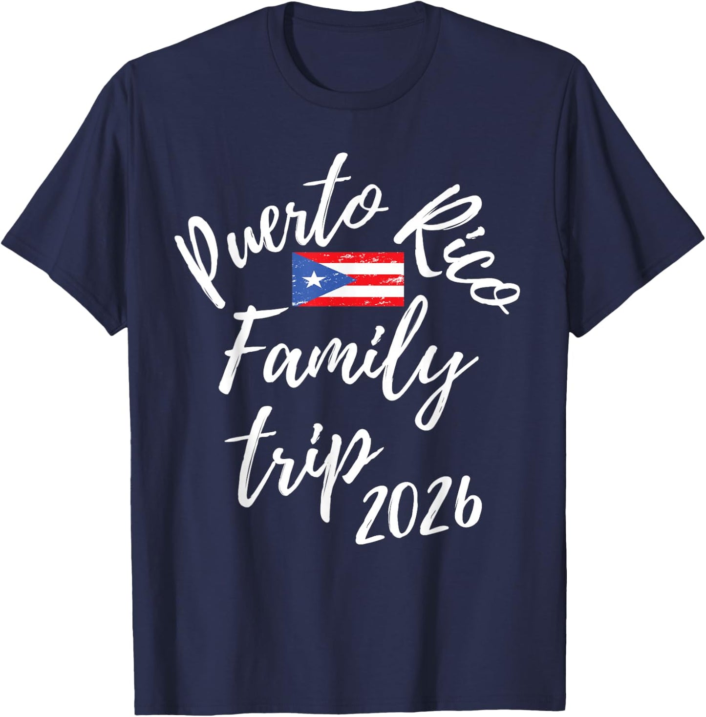 Puerto Rico Family Trip 2026 Vacation Fun Matching Group T-Shirt - T-Shirt | Navy
