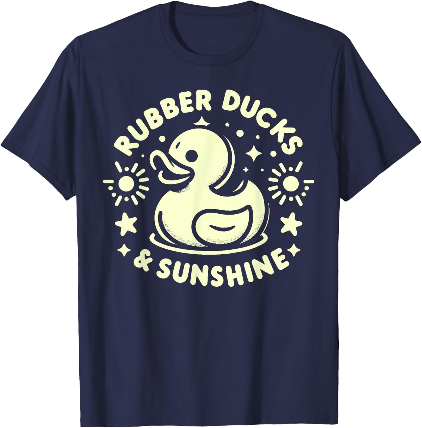 Rubber Ducks and Sunshine Rubber Duck Women T-Shirt - T-Shirt | Navy