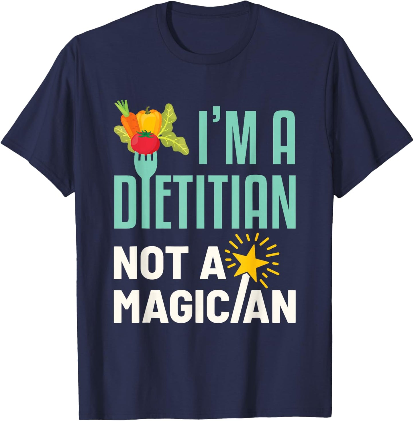 Funny Registered Dietitian T-Shirt - T-Shirt | Navy
