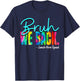 Bruh We Back Happy First Day of School Lunch Hero Squad T-Shirt - T-Shirt | Navy