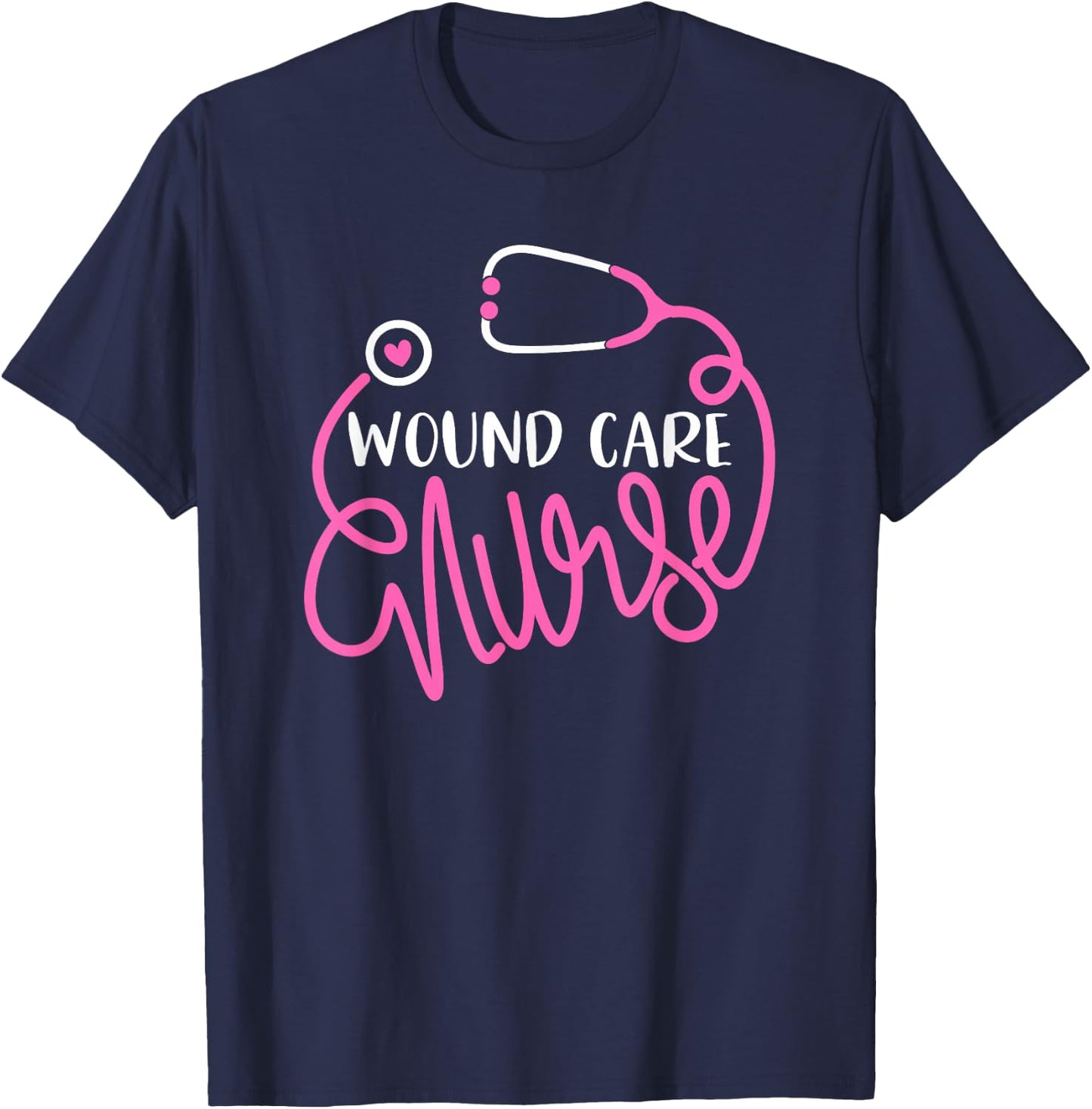 Wound Care Department - JoinHealthcare Women's Nurse Themed Black T-Shirt - T-Shirt | Navy