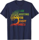 HBCU Black History Month I'm Rooting for Every HBCU Educated T-Shirt - T-Shirt | Navy