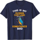 Kingfisher Bird Human Costume Birding Bird Watching Nature T-Shirt - T-Shirt | Navy