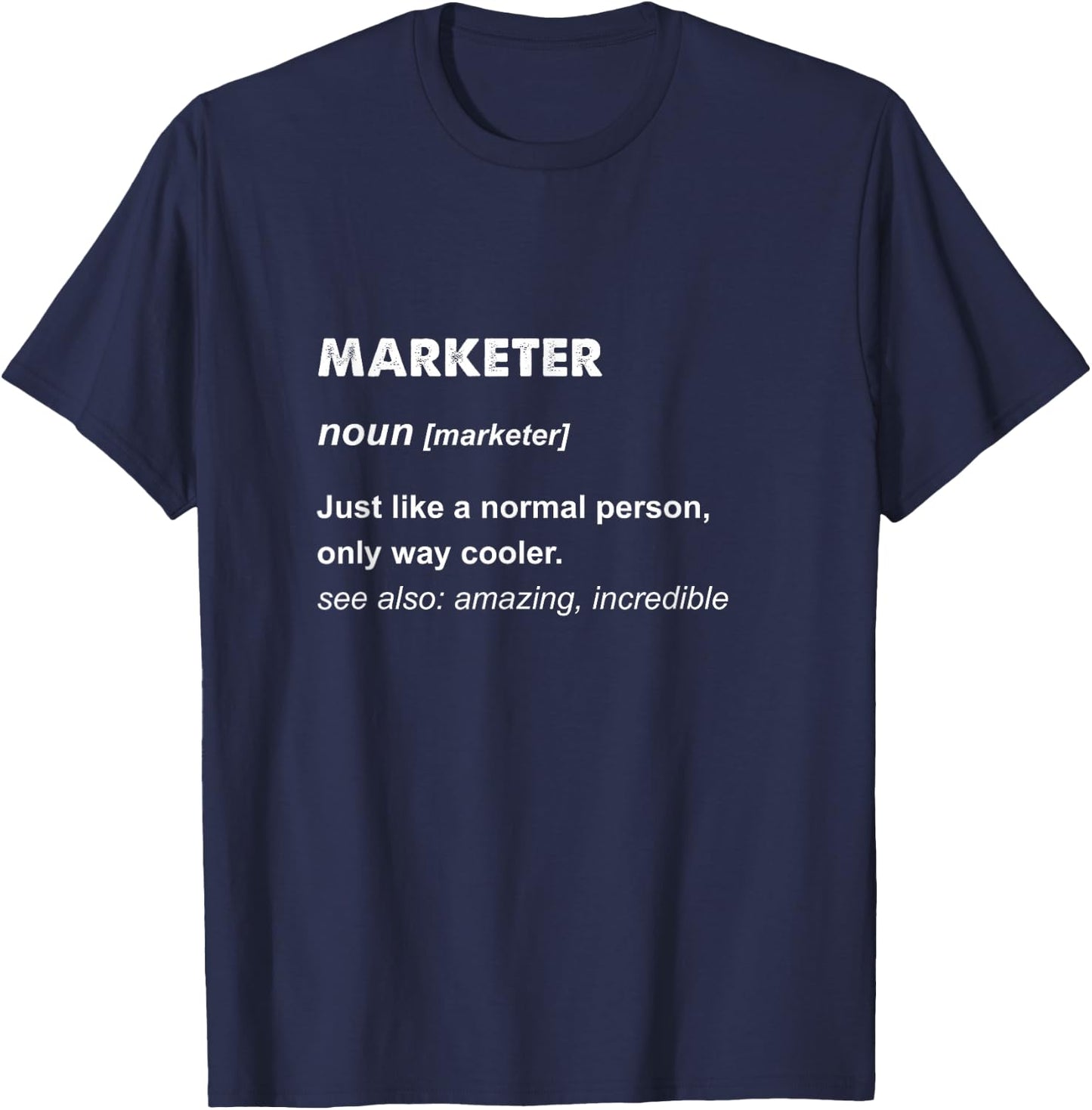Marketer T-Shirt - T-Shirt | Navy