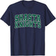 Shasta College Knights Apparel Sports Fan T-Shirt - T-Shirt | Navy