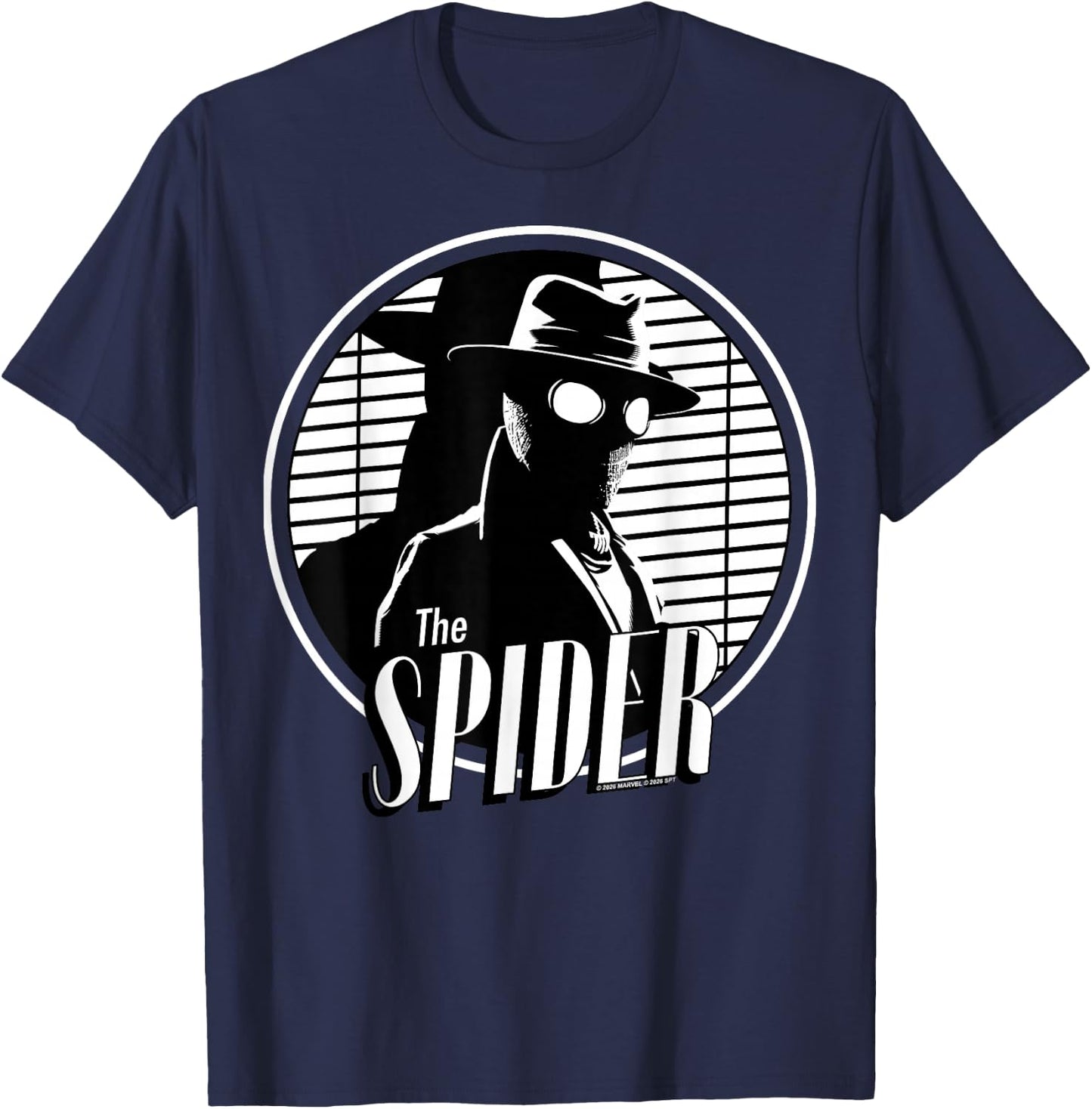 Marvel Spider-Noir Series The Spider Detective Portrait T-Shirt - T-Shirt | Navy