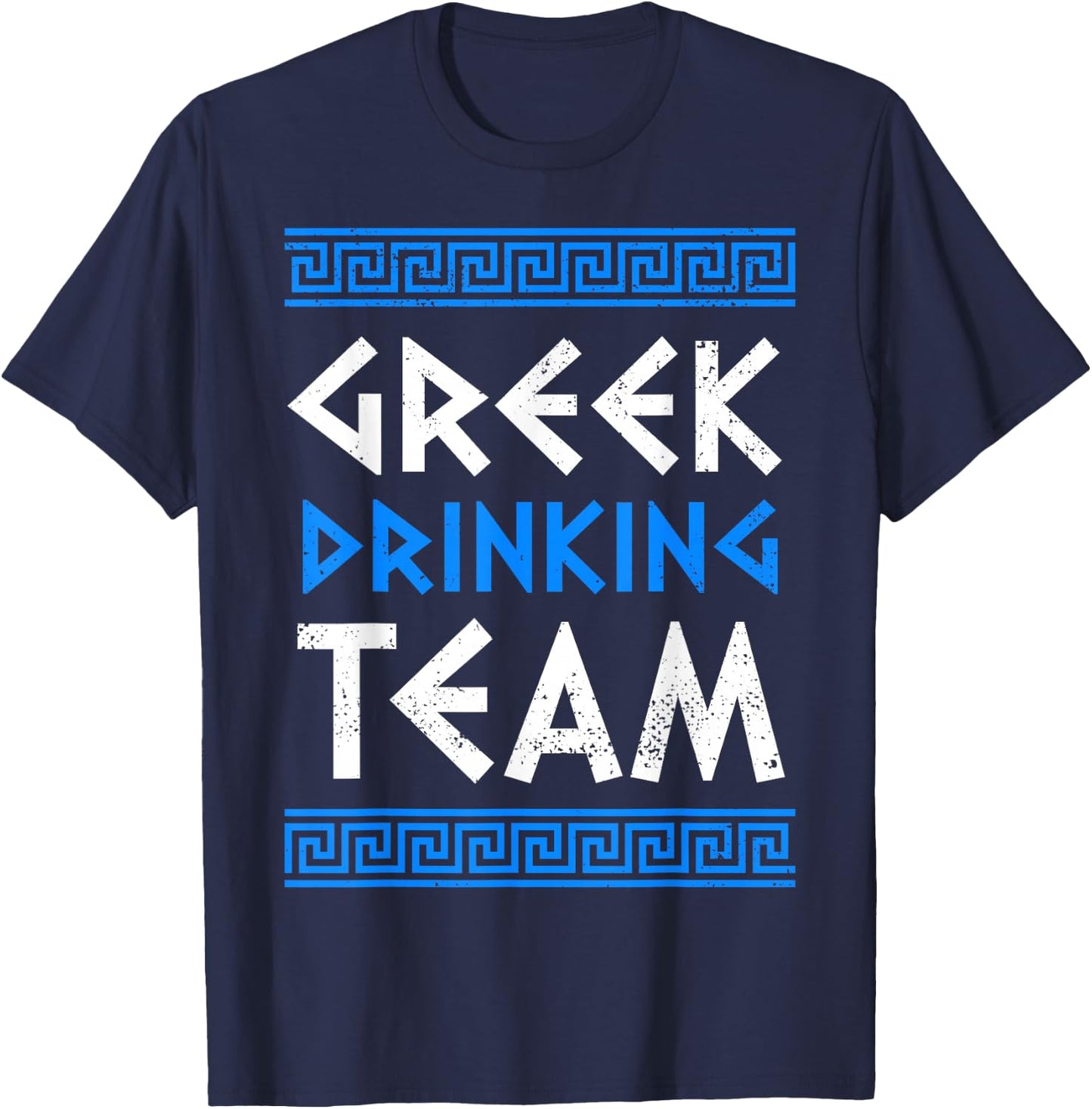 Greek Drinking Team Opa Ancient Greek Beer Party Greece T-Shirt - T-Shirt | Navy