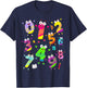 Maths Day Costume With Numbers On Idea For Kids Maths Number T-Shirt - T-Shirt | Navy