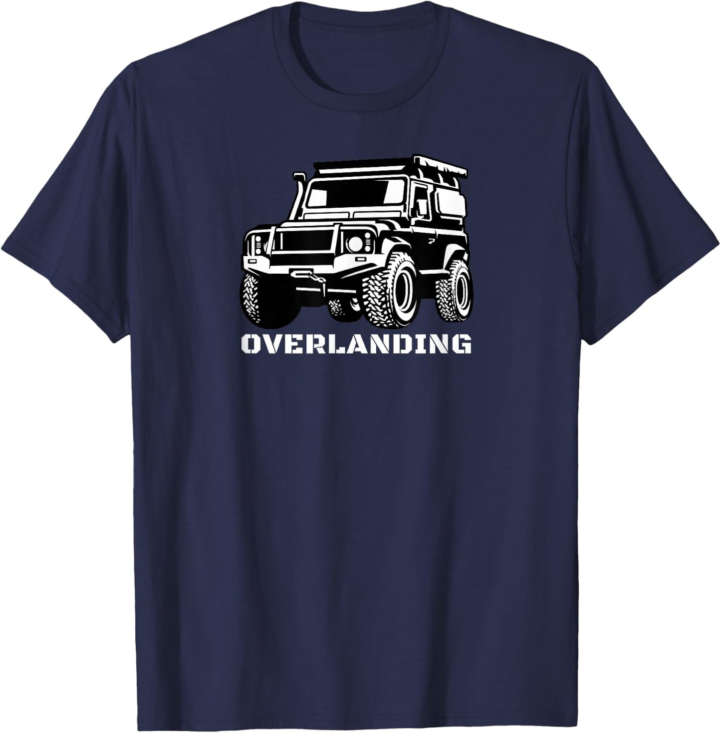 Overlanding Truck Gear Accessories, Overlanding Gear, SUV T-Shirt - T-Shirt | Navy