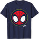 Marvel Spidey and His Amazing Friends Spidey Face Emblem T-Shirt - T-Shirt | Navy