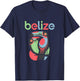 Tropical Summer Toucan Bird Colorful Belize Souvenir Men Women Kids T-Shirt - T-Shirt | Navy
