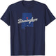 Birmingham Alabama AL Map T-Shirt - T-Shirt | Navy