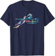 Hilton Head South Carolina Colorful Dolphin Lover Beach T-Shirt - T-Shirt | Navy