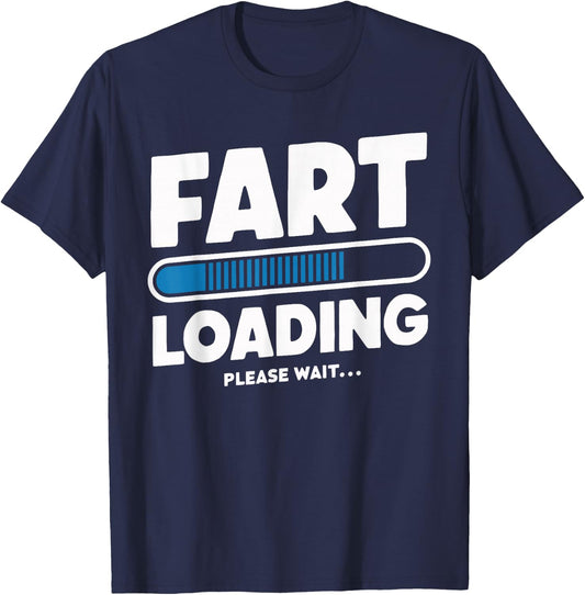Fart Loading T-Shirt - T-Shirt | Navy
