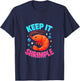 Keep It Shrimple Funny Shrimp Seafood Shellfish Prawn Lover T-Shirt - T-Shirt | Navy