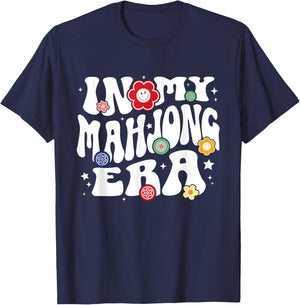 In My Mahjong Era Mah Jongg Player T-Shirt - T-Shirt | Navy