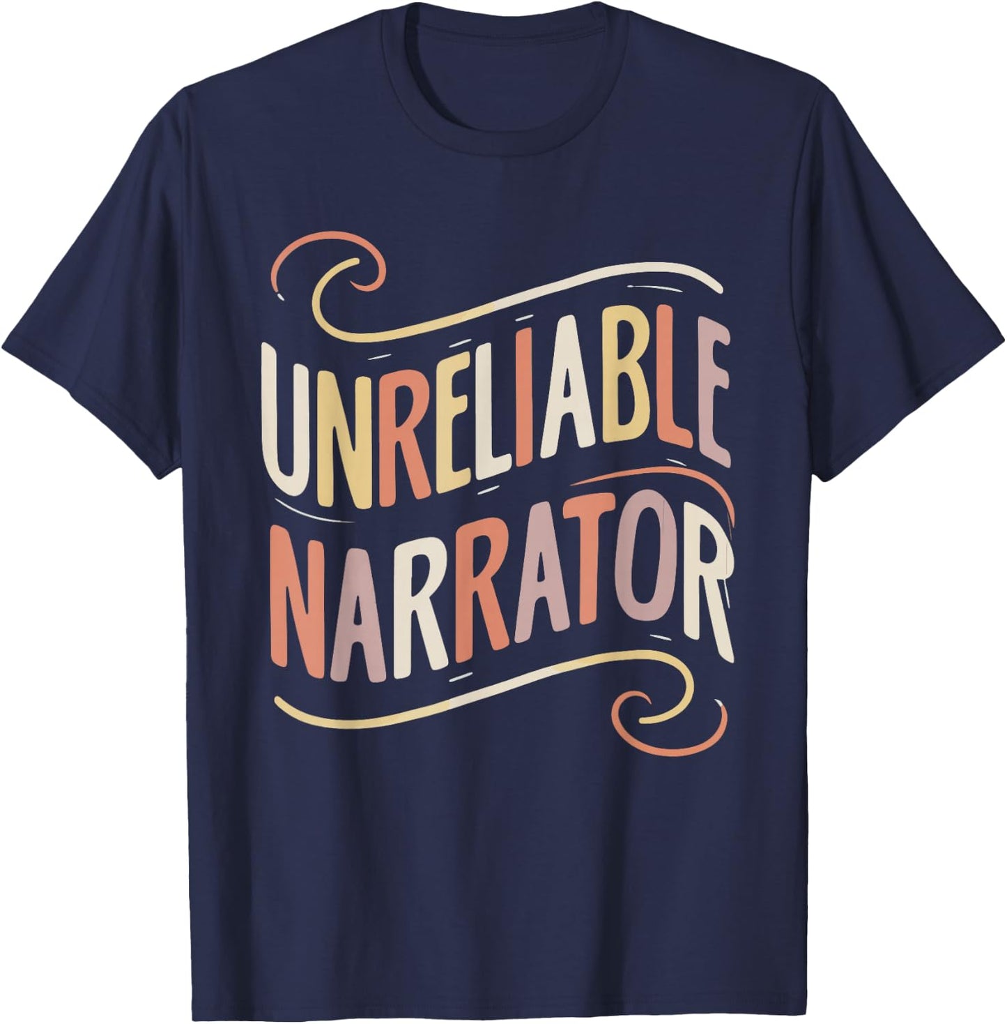 Unreliable Narrator T-Shirt - T-Shirt | Navy