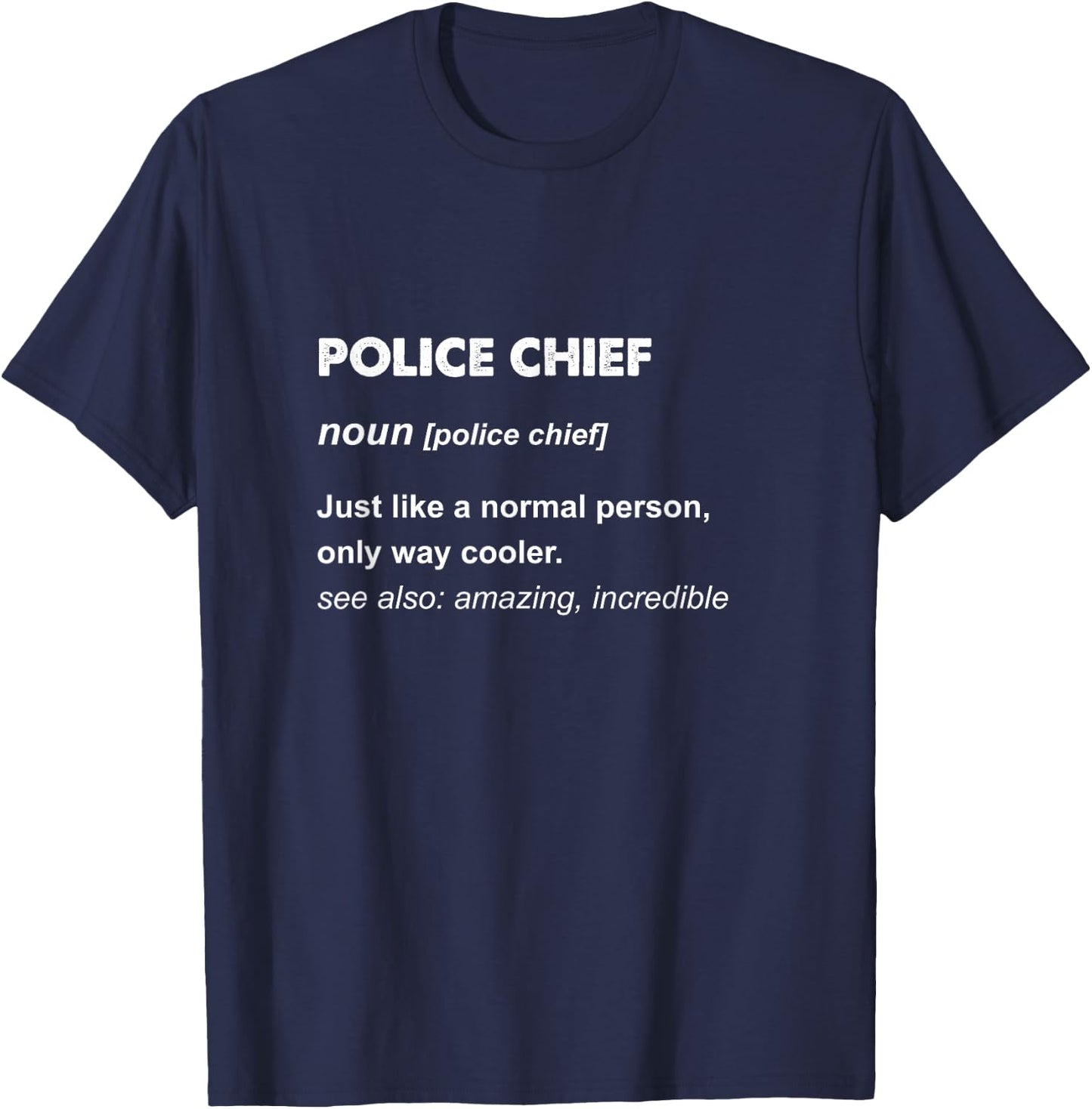 Police Chief T-Shirt - T-Shirt | Navy