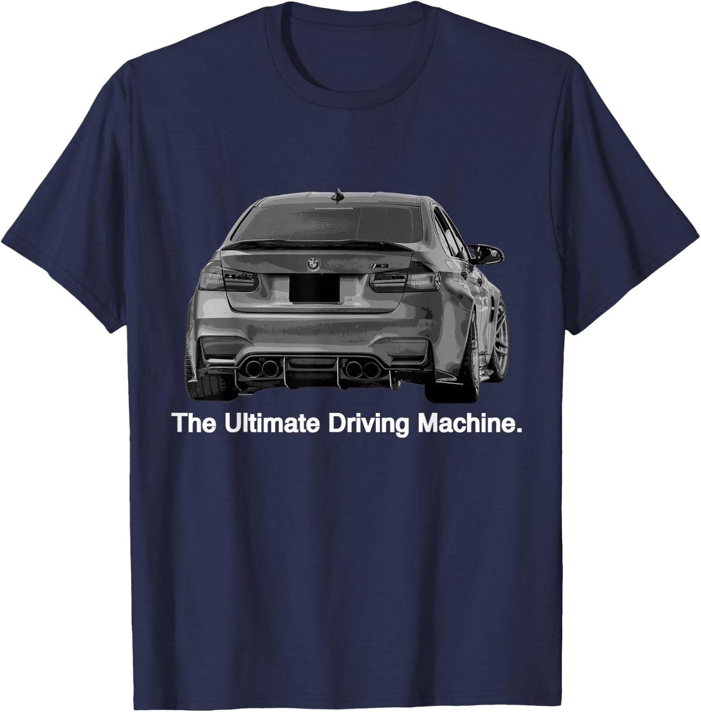 Ultimate Driving Machine Euro E90 M Three T-Shirt - T-Shirt | Navy