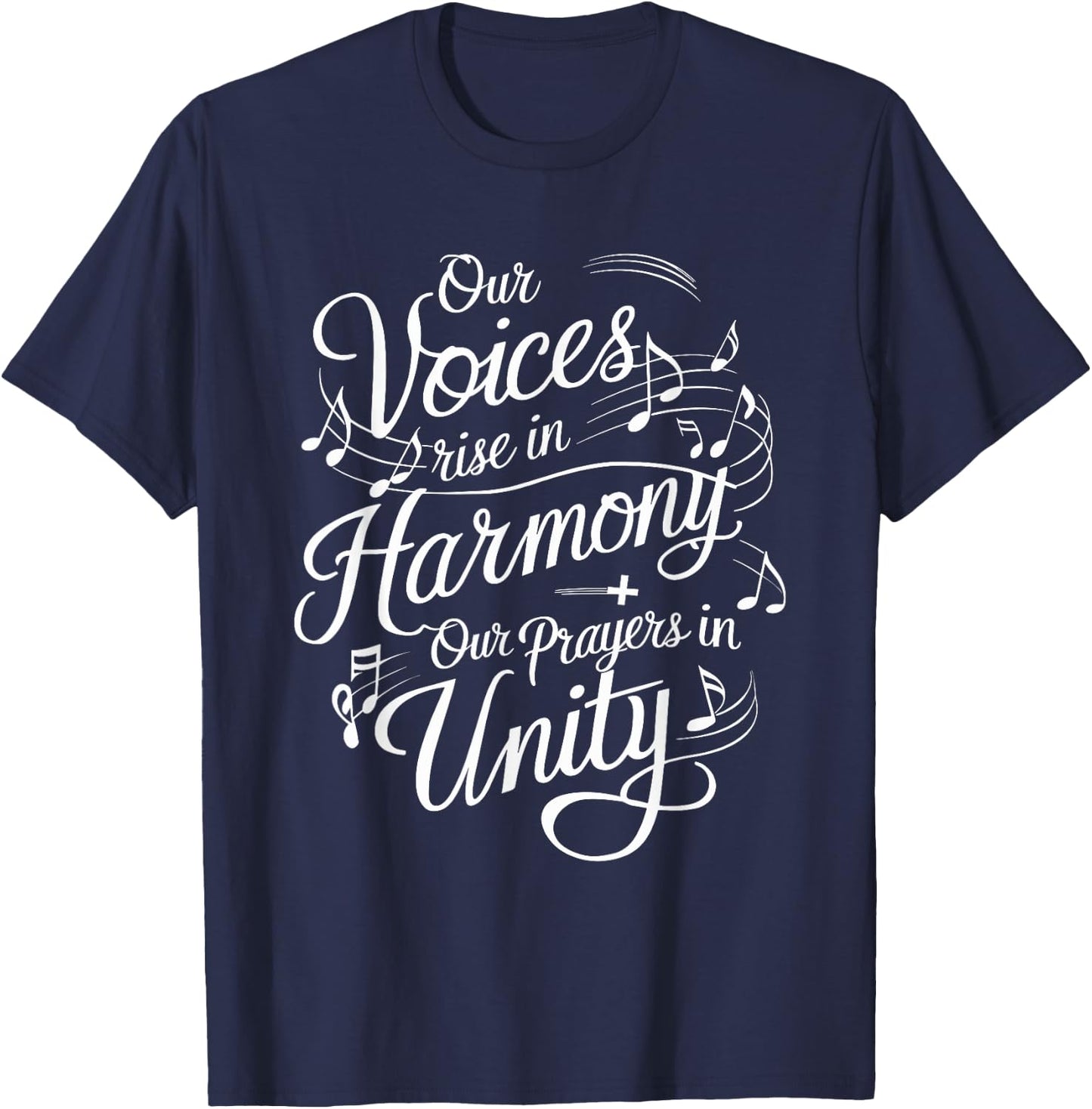 Choral music Religious singing Faith-based music Jesus Choir T-Shirt - T-Shirt | Navy