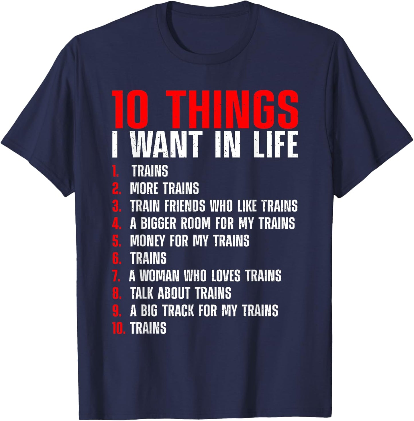 Cool Train Art Women Kids Railroad Model Train Lover T-Shirt - T-Shirt | Navy