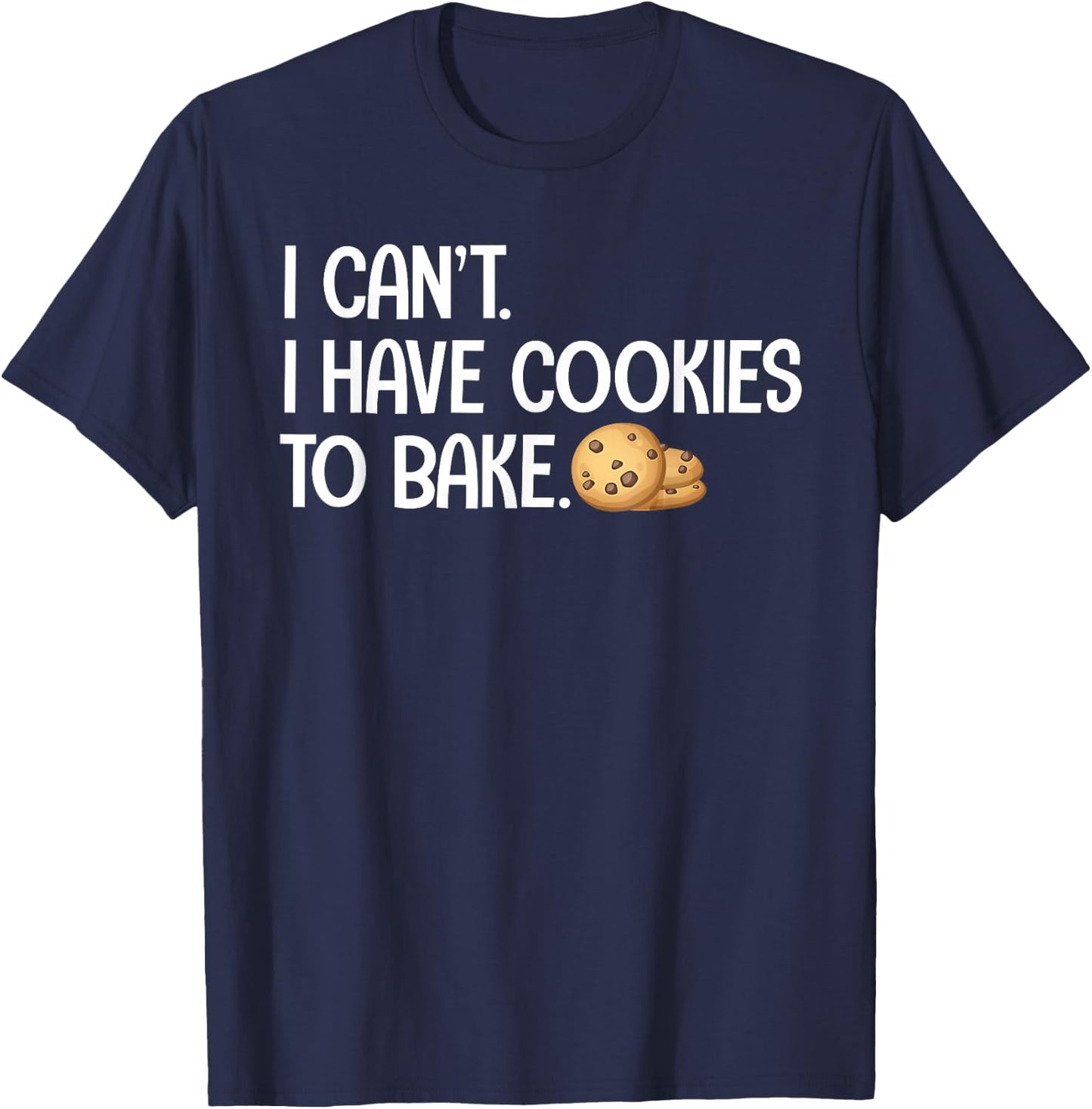 Cute Cookie Baking Design Women Cookie Baker Baking T-Shirt - T-Shirt | Navy