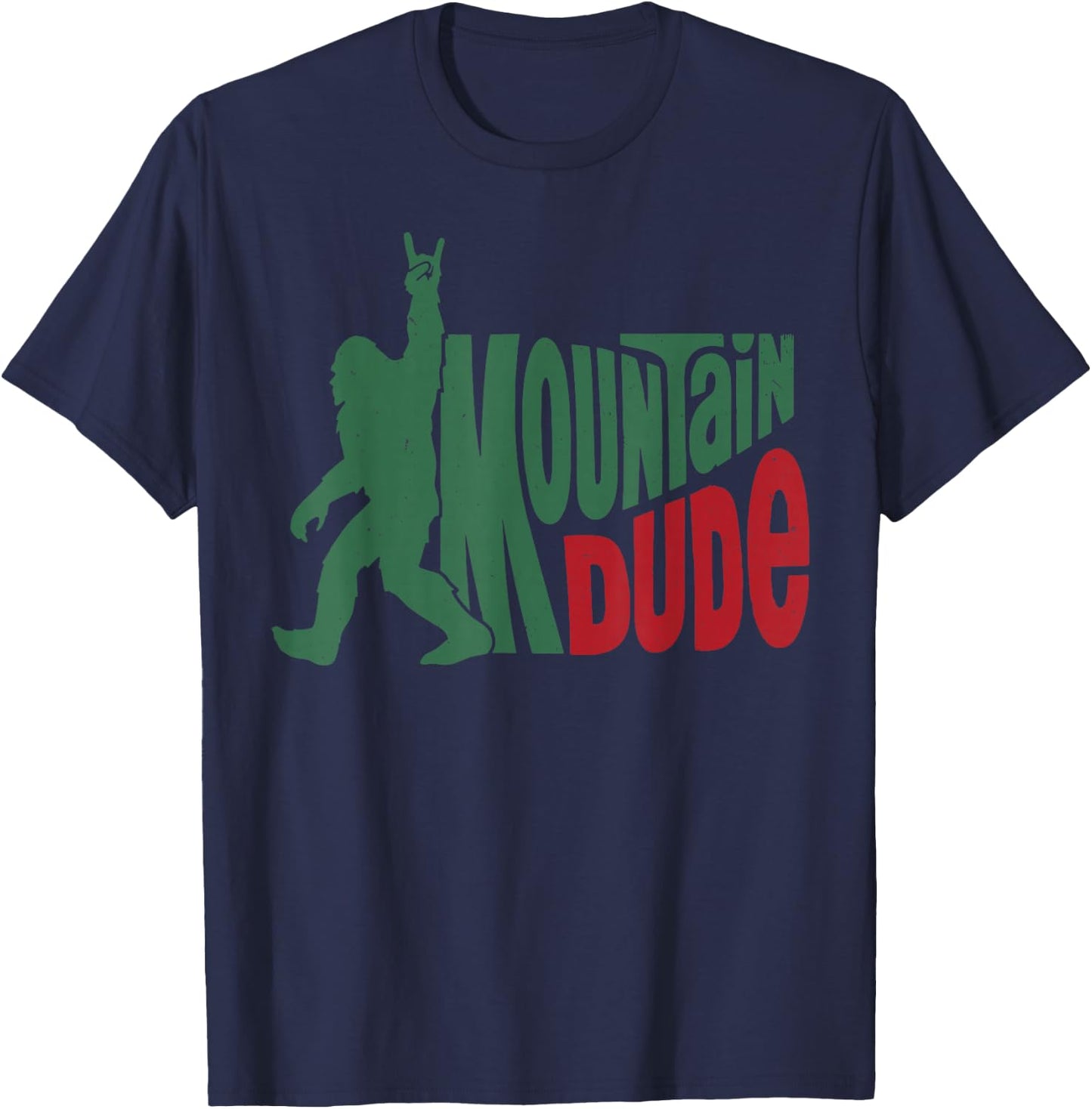 Bigfoot Mountain Dude T-Shirt - T-Shirt | Navy