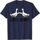 Goose Bumps Funny Geese Duck Joke Pun Humor Men Women Kids T-Shirt - T-Shirt | Navy