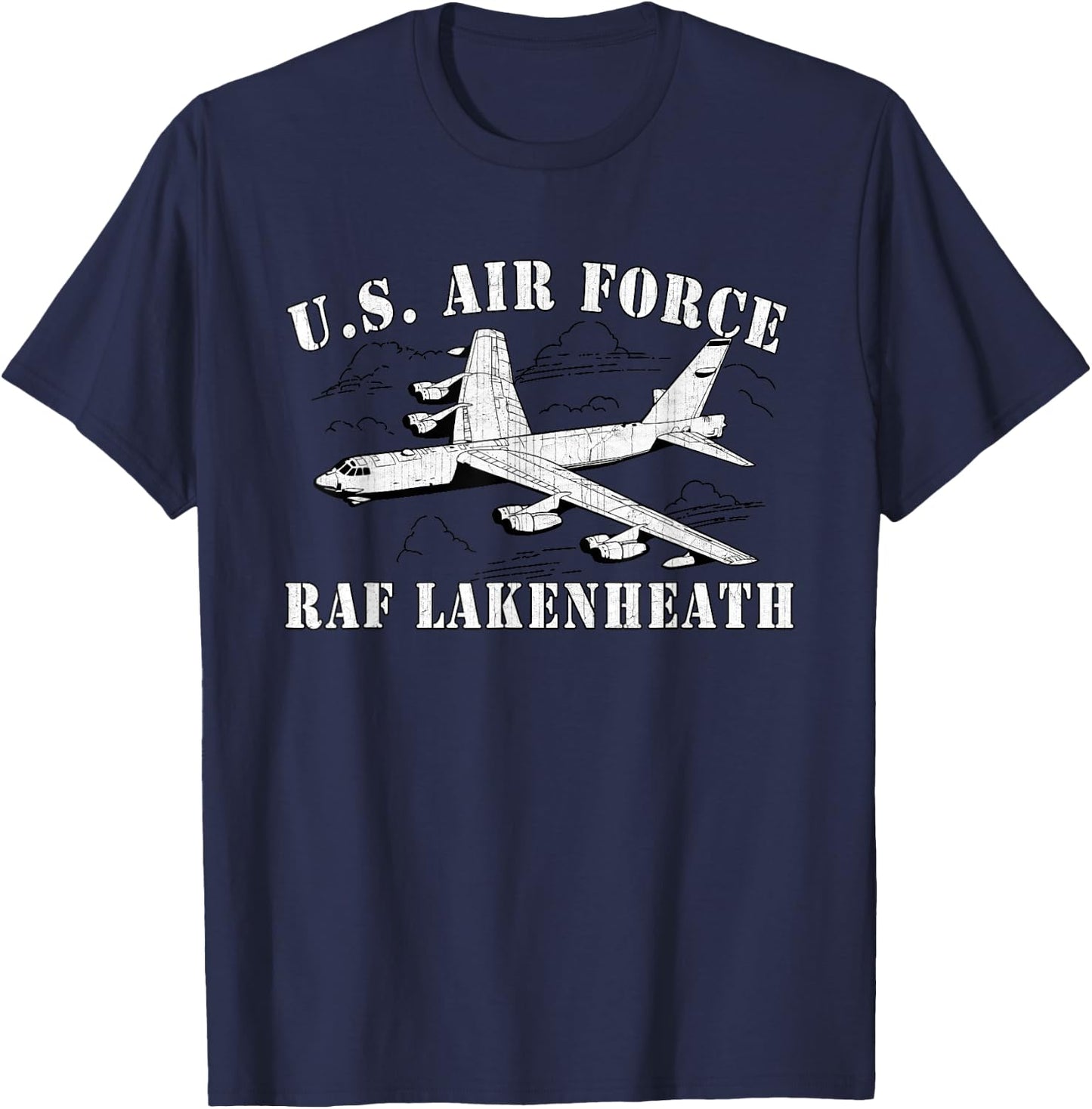 UK RAF Lakenheath Vintage Gifts T-Shirt - T-Shirt | Navy