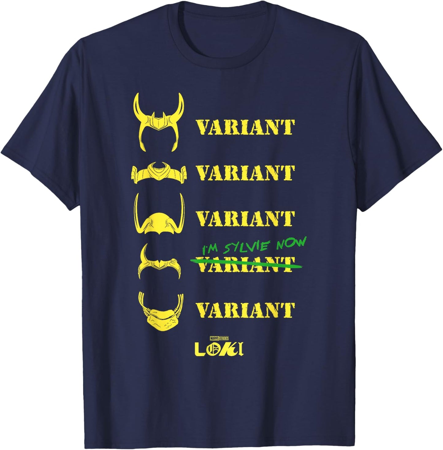 Marvel Loki Variant Sylvie Quote T-Shirt - T-Shirt | Navy