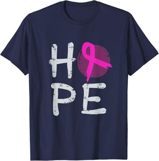Breast Cancer Walk Cancer Awareness Gift T-Shirt - T-Shirt | Navy