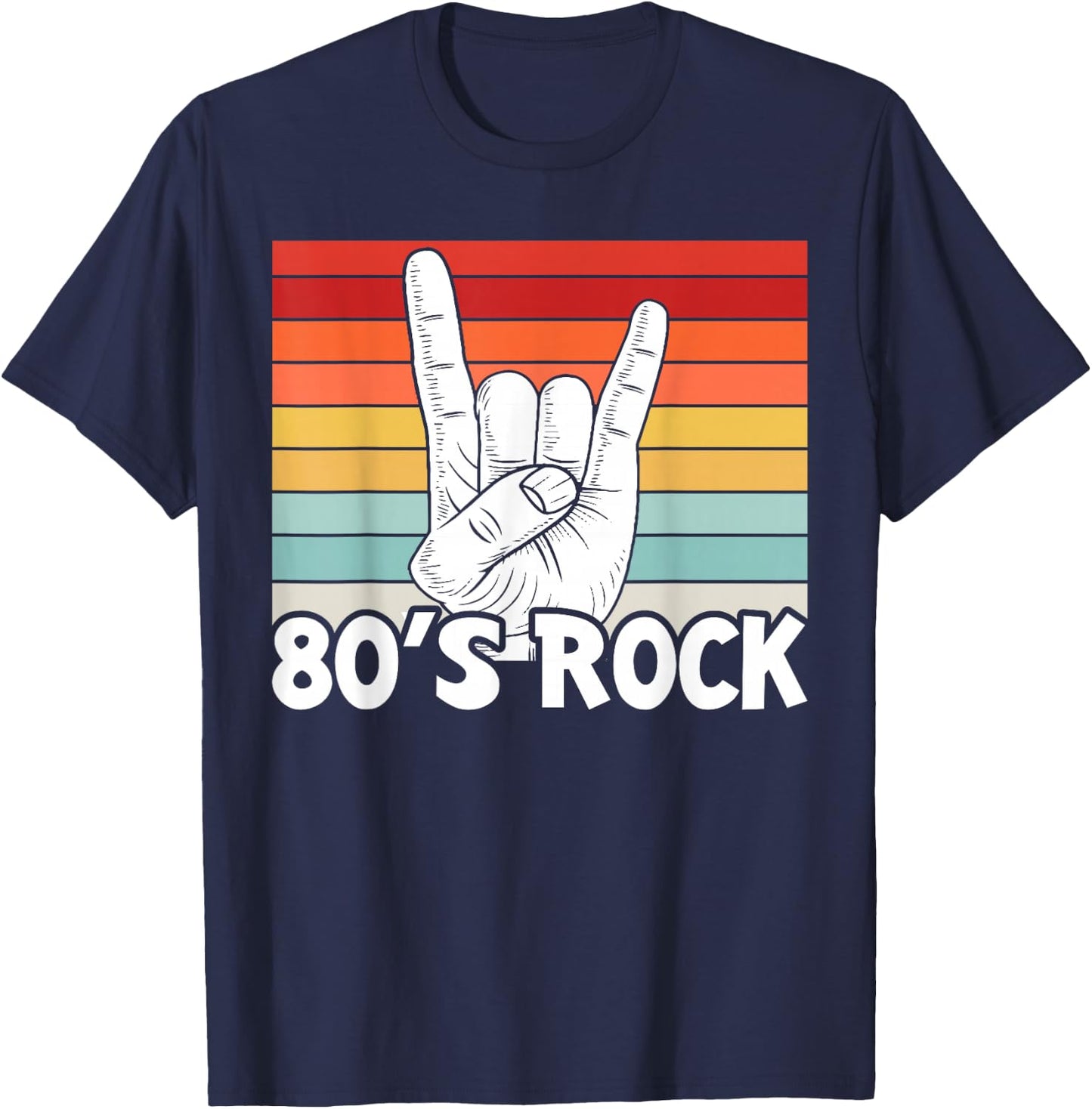 Vintage 80's Rock Band T-Shirt - T-Shirt | Navy