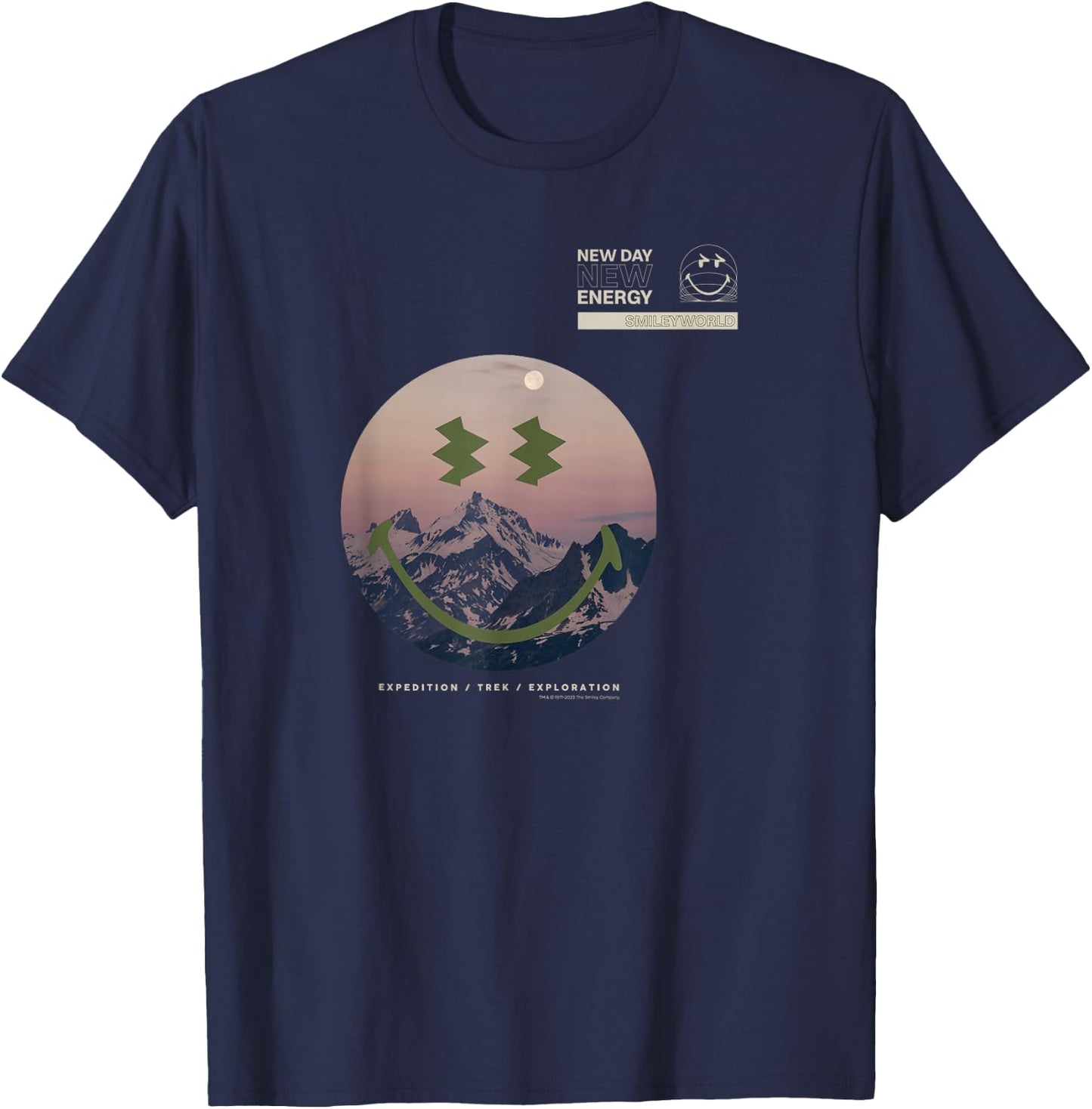 Smileyworld Exploration T-Shirt - T-Shirt | Navy