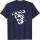 Funny Retro Vintage Logo Parson Russell Terrier Dog Lover T-Shirt - T-Shirt | Navy