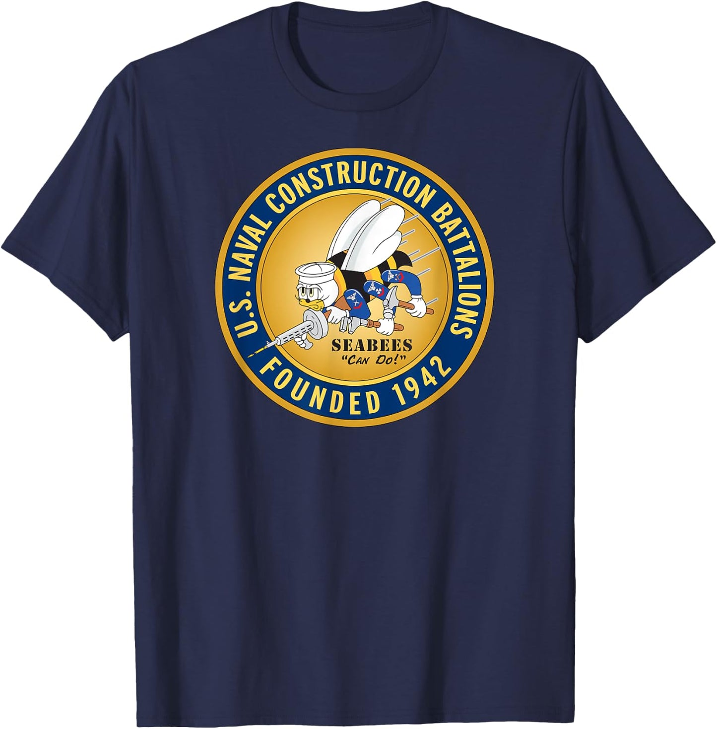 U.S Naval Construction Battalions T-Shirt - T-Shirt | Navy