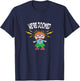 Rugrats Chuckie We're Doomed Lightning Bolt Design T-Shirt - T-Shirt | Navy