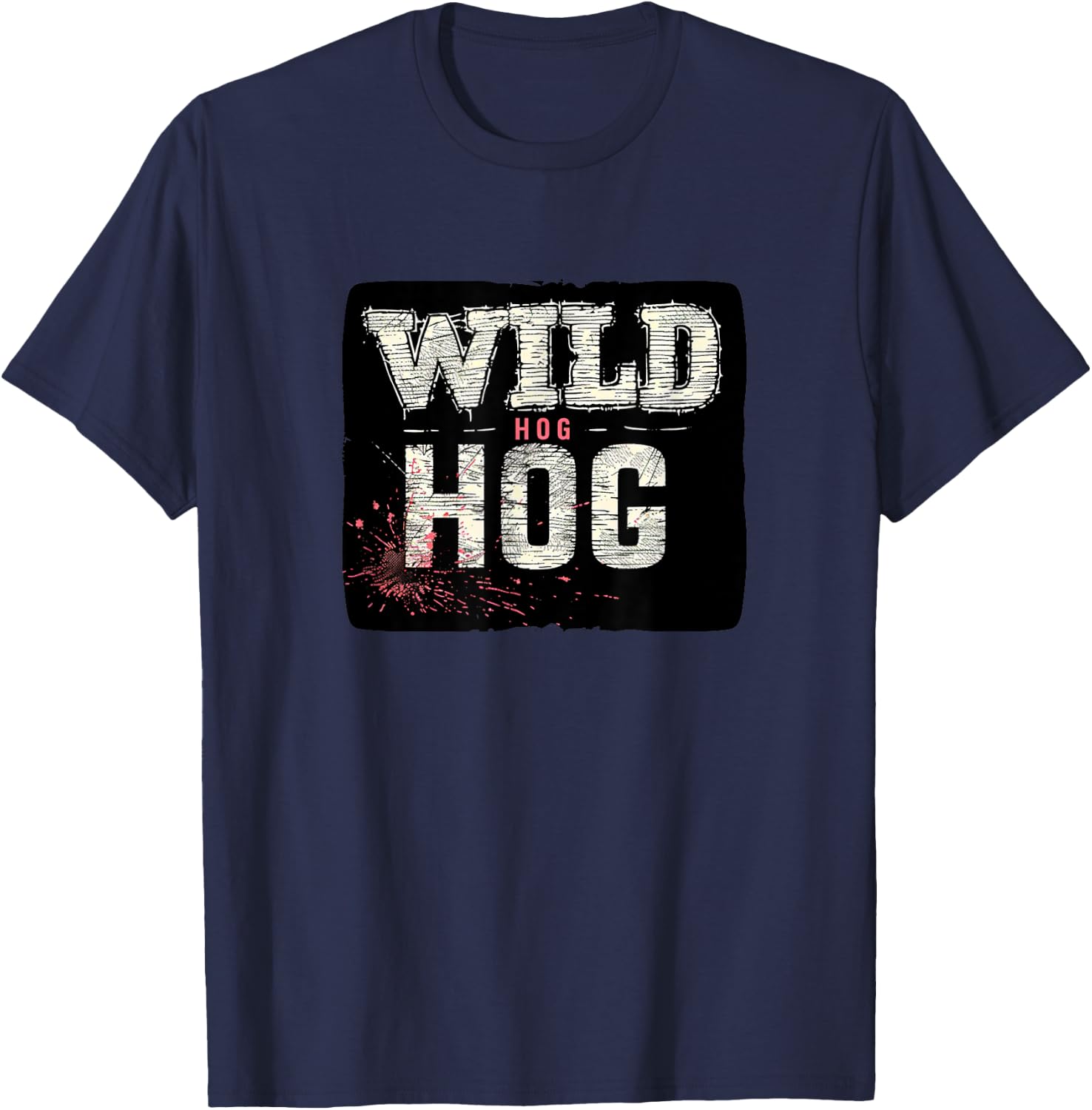 Cool Wild Hog T-Shirt - T-Shirt | Navy