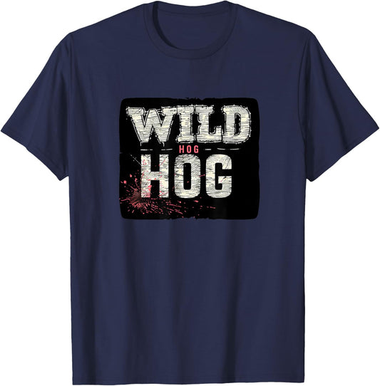 Cool Wild Hog T-Shirt - T-Shirt | Navy
