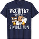 Brothers Have Smore Fun Funny Kawaii Smores Camping kids T-Shirt - T-Shirt | Navy